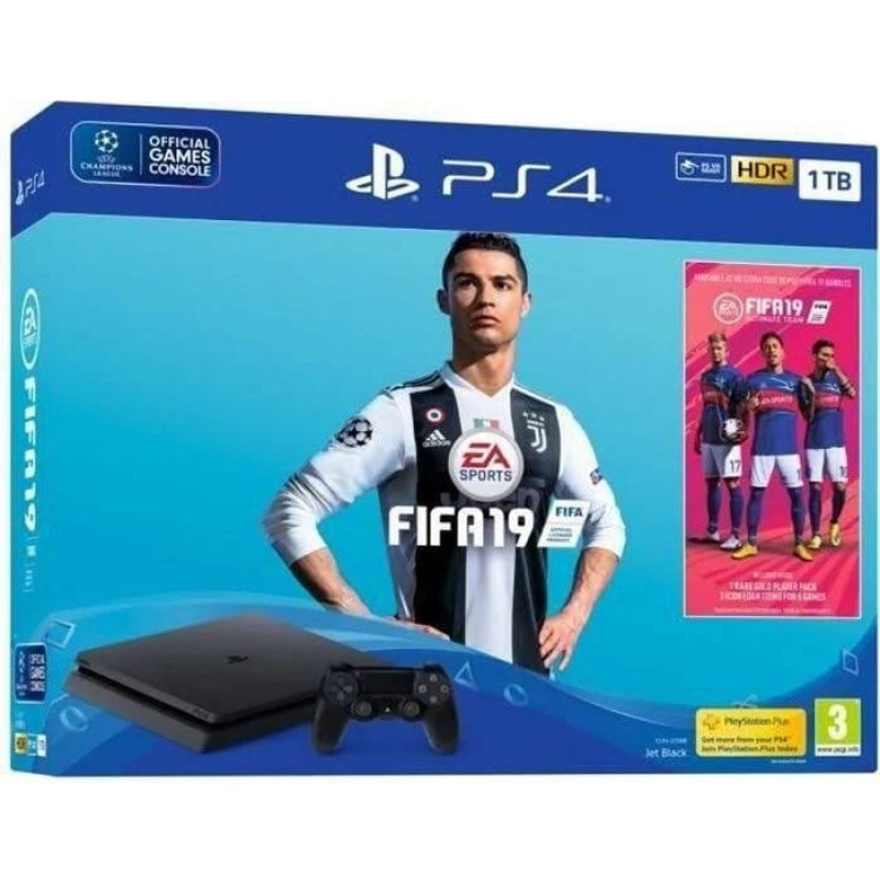 Console PS4 Sony 1To + FIFA 19