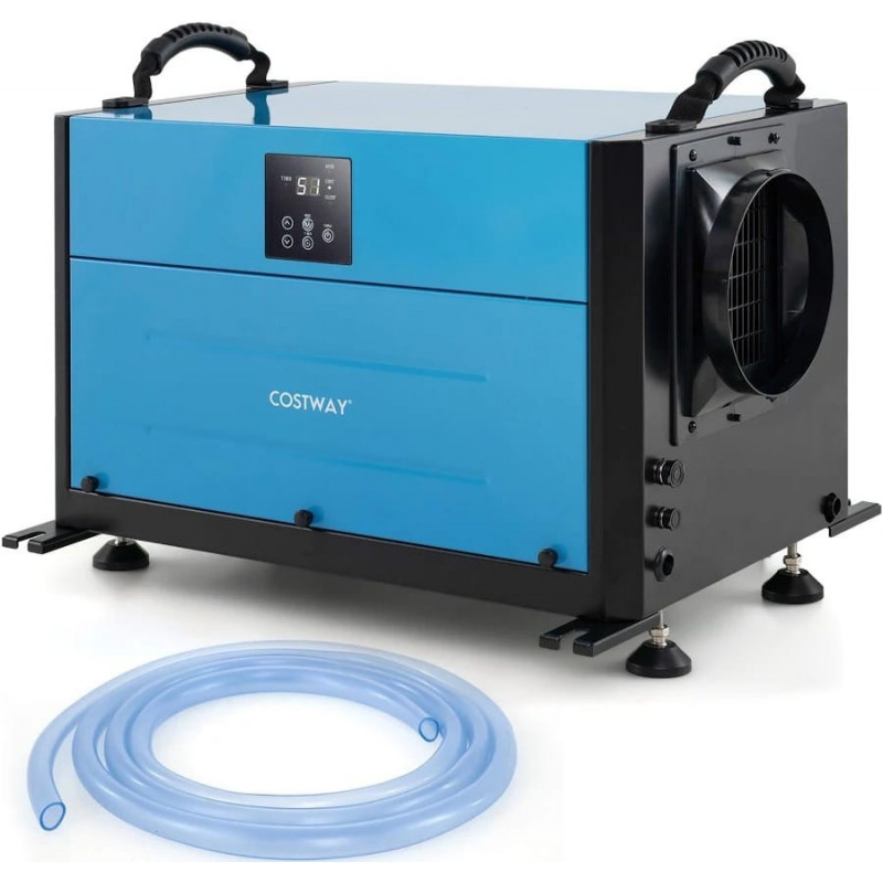 CostwayDéshumidificateur de 73,5 L/Jour Déshumidificateur avec 3 Modes Minuterie de 24 H Tuyau de Vidange et Dégivrage Automatique