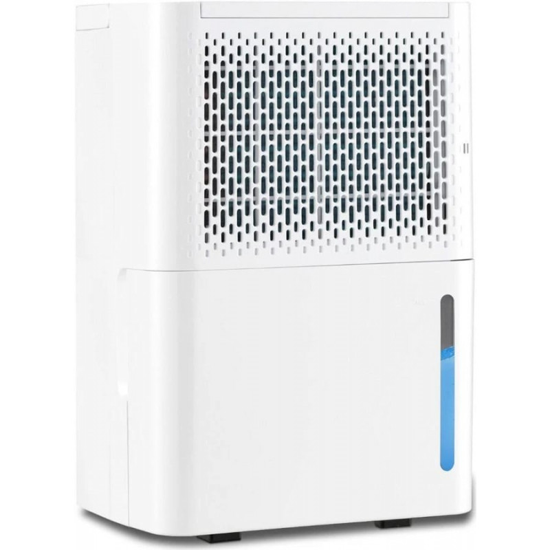 Déshumidificateur 12 litres/jour pour pièces jusqu'à 185 m² modes continu/séchage silencieux Design en ABS Blanc 20_0011716