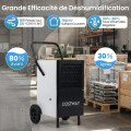 Déshumidificateur Électrique Déshumidificateur d'Air avec 2 Vitesses - vue 4
