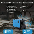 Déshumidificateur Professionnel 58,5/Jour avec 3 Modes Minuterie de 24 H - vue 5