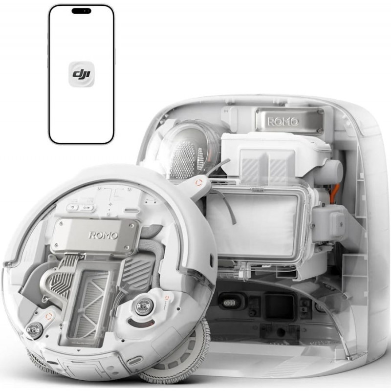 DJI Robot Aspirateur Laveur Romo P