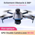 Dragon Touch K918 Max Gps Drone 8K hd double Caméra Fpv 1.5Km 2 batteries Noir - vue 6