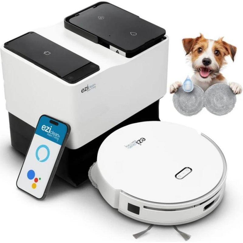 Eziclean Aspirateur Robot laveur All-In-One Z15 Pro