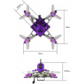 Flywoo 32.4g Flywoo Firefly16 / Firefly18 1S Nano Baby V3 HDZero Tiny Ultralight RC FPV Racing Drone BNF avec système GOKU F405 HD 1S 5A ELRS AIO - vue 6