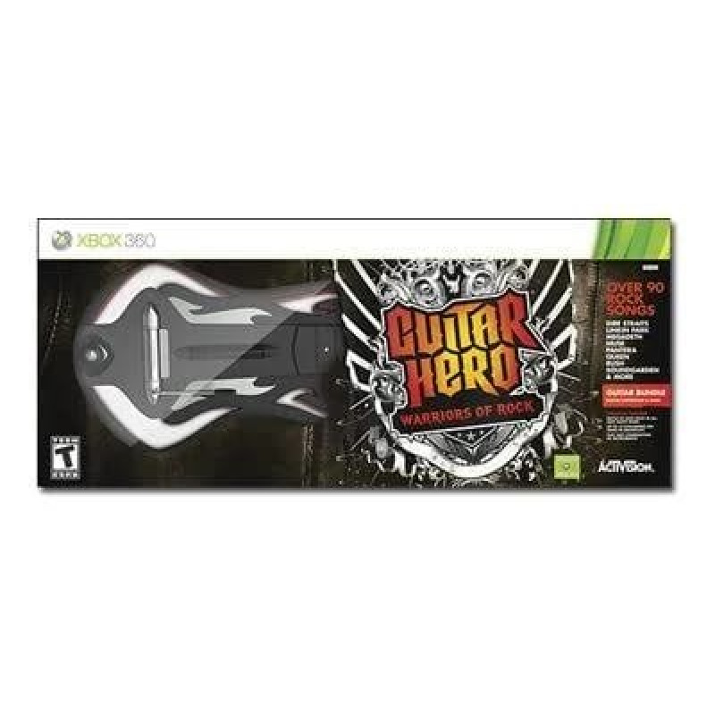Guitar Hero Warriors of Rock - Xbox 360 - avec Wireless Guitar