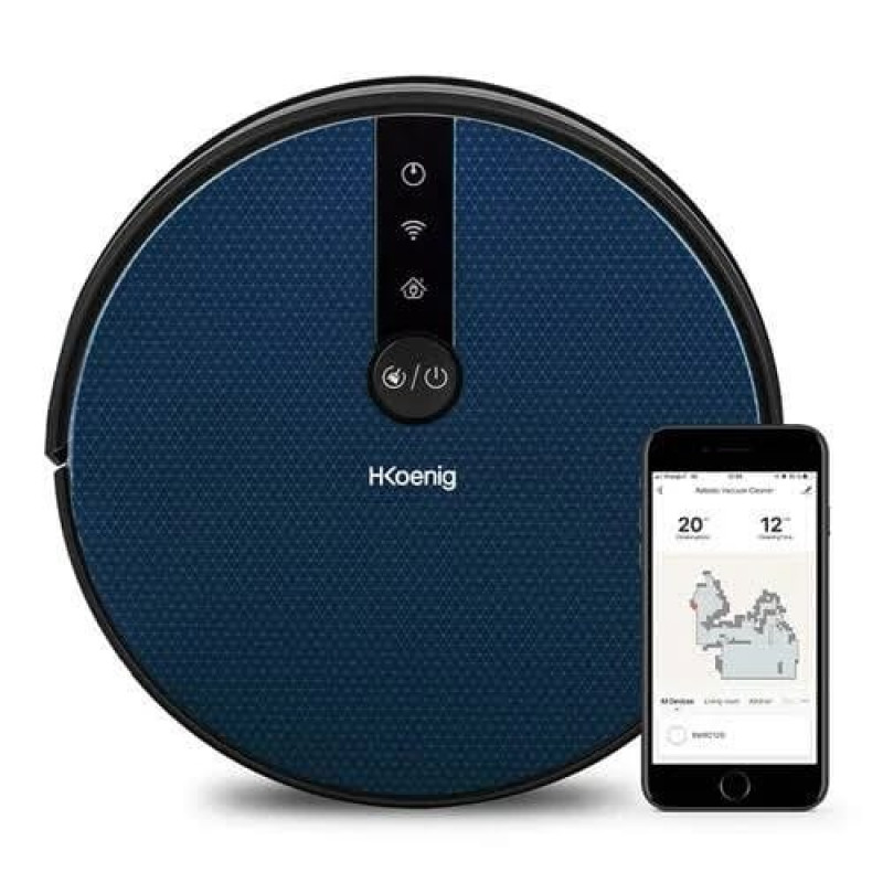 H.Koenig SWRC120 Aspirateur robot WaterMop Gyro+