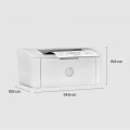 HP LaserJet M110w - imprimante laser monochrome A4 - Wifi - vue 3