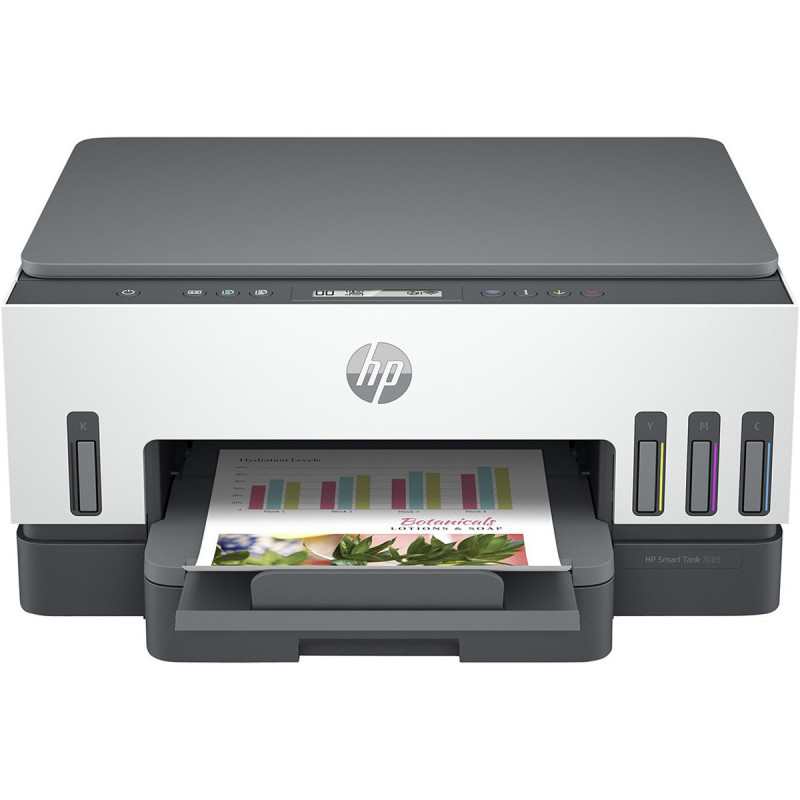 HP Smart Tank 7005 All-in-One - imprimante multifonction jet d'encre couleur A4 - Wifi, Bluetooth, USB