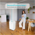 Irradio Déshumidificateur portable avec télécommande, mode séchage et fonction dégivrage automatique, Déshumidificateur, Blanc - vue 6