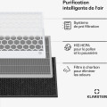 Klarstein AireLux Smart purificateur et humidificateur d'air 2 en 1 - vue 4