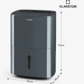 Klarstein DryFy20 Déshumidificateur 420 W 20 l/j 230 m³/h 40-50 m² DrySelect 45 dB antharcite - vue 6