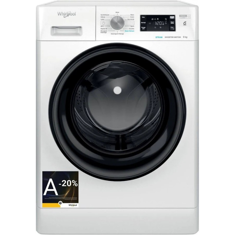 Lave linge hublot Whirlpool FFBP9489BVFR