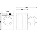 Lave linge hublot Whirlpool W8X89ADSILENCEFR - vue 4