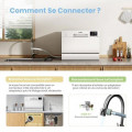 Lave Vaisselle Pose Libre Comfee Cdwtt602ewd L55cm 47db 6 Couverts 6 Programmes Affichage Led Blanc Classe D - vue 6