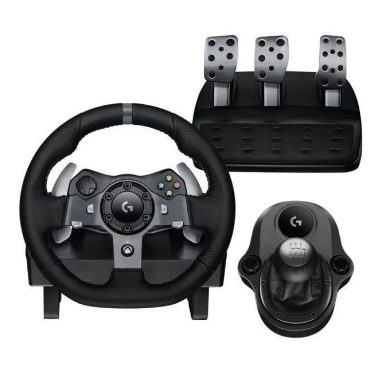 Logitech G920 Driving Force - Ensemble volant et pédales - filaire - pour Microsoft Xbox One