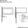 Micro-ondes encastrable Bosch BEL554MB0 Noir - vue 3
