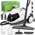 Nettoyeur vapeur Rolipo 2000 W pression vapeur reservoir 2 litres autonomie 40 min Blanc - vue 2