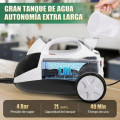 Nettoyeur vapeur Rolipo 2000 W pression vapeur reservoir 2 litres autonomie 40 min Blanc - vue 3