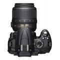 Nikon D5000 - Appareil photo numérique - Reflex - 12.3 MP - APS-C - 720 p - 11.1x zoom optique objectif AF-S DX 18-200 mm - vue 2
