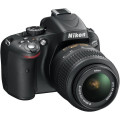 Nikon D5100 - Appareil photo numérique - Reflex - 16.2 MP - APS-C - 1080p - 3x zoom optique objectif AF-S VR DX 18-55 mm - vue 1
