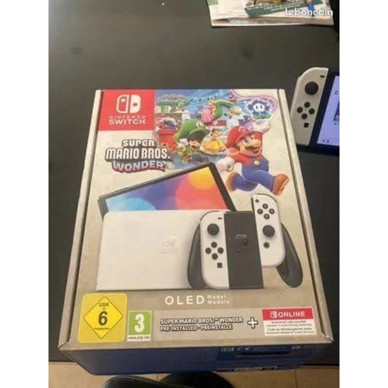 Nintendo Switch Blanc Super Mario Wonder