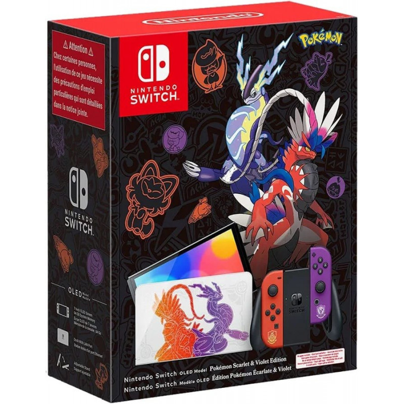 Nintendo Switch OLED Pokemon Scarlet et Violet Edition Limitée console 10009863
