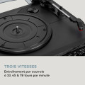 Oakland DAB Plus Chaîne stéréo rétro DAB+/FM Fonction BT Vinyle CD Cassette haut-parleurs - vue 3