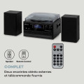 Oakland DAB Plus Chaîne stéréo rétro DAB+/FM Fonction BT Vinyle CD Cassette haut-parleurs - vue 7