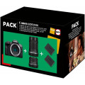 Pack EurlElectro Appareil photo hybride Canon EOS R100 Noir + RF-S 18-45mm f/4.5-6.3 IS STM + RF-S 55-210mm f/5-7.1 IS STM + 2eme batterie + chargeur - vue 3