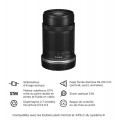 Pack EurlElectro Appareil photo hybride Canon EOS R100 Noir + RF-S 18-45mm f/4.5-6.3 IS STM + RF-S 55-210mm f/5-7.1 IS STM + 2eme batterie + chargeur - vue 7