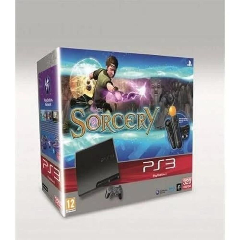Pack Ps3 320 Go Noire + Sorcery + Pack Découverte + Manette de Navi