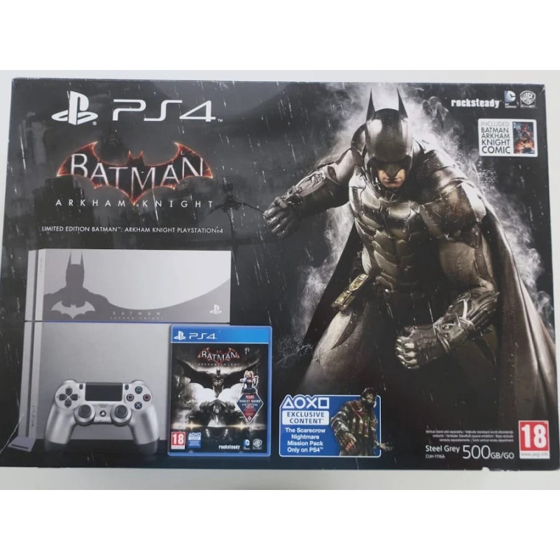 Playstation 4 500GB Steel Grey Batman Arkham Knight