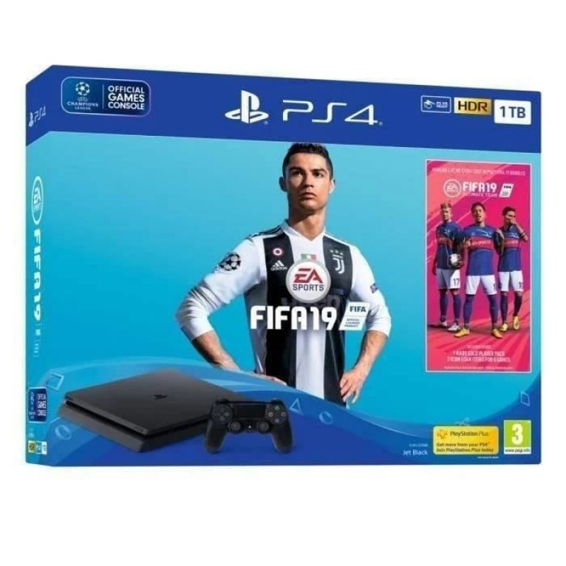playstation 4 Pro + FIFA 19 Sony 63819 1 tb noir
