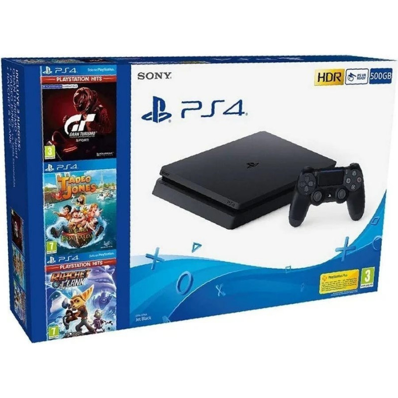 PlayStation 4 Slim Sony GT Sport Hits + Tadeo Jones