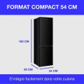 Réfrigérateur congélateur bas Continental edison - vue 8