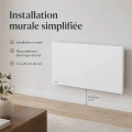 Radiateur électrique fixe connecté Wifi Inertie céramique Orphée Connect horizontal Blanc - vue 8