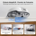 Roborock Qrevo Curv 2 Pro robot aspirateur laveur ultrafin 7,98 cm ave - vue 4