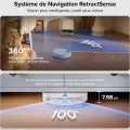 Roborock Qrevo Curv 2 Pro robot aspirateur laveur ultrafin 7,98 cm ave - vue 5