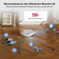 Roborock Qrevo Curv 2 Pro robot aspirateur laveur ultrafin 7,98 cm ave - vue 7