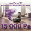 Robot aspirateur laveur GYROSMART connecté avec base de vidage Eziclean CyberFlow X - vue 2