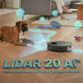 Robot aspirateur laveur Lidar connecté avec base de vidage Eziclean Airflow Ultra - vue 5