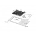 Samsung Plaque de cuisson gaz cm. 60 na64h3010ak - vue 6