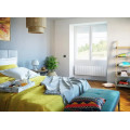 SAUTER Radiateur électrique connecté Ipala bas Blanc - vue 2