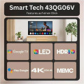 SMART TECH Téléviseur QLED 4K UHD 43