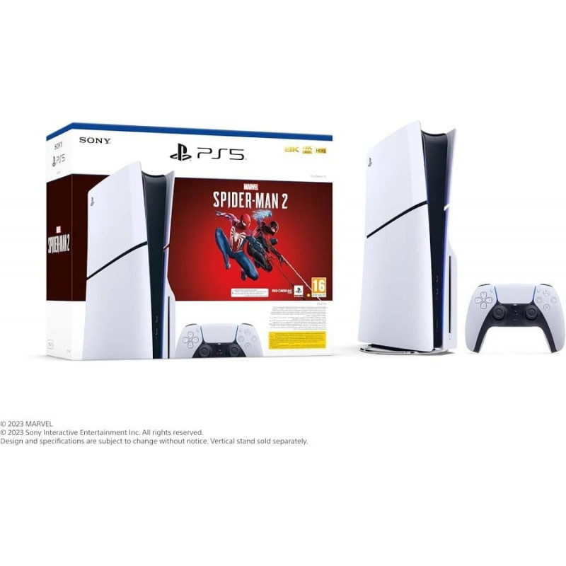 Sony Pack Console PS5 Standard Slim + Spider-Man 2