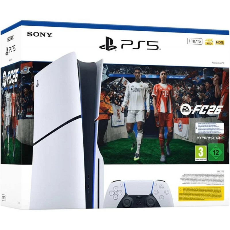 Sony PlayStation 5 Slim Édition Disque 1 To + EA Sports FC 26