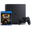 Sony PS4 Slim 1 To F Black + Call Of Duty Black Ops 4 - vue 3