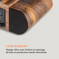 Verticalo SE platine vinyle rétro DAB+ tuner FM USB BT AUX bois - vue 7