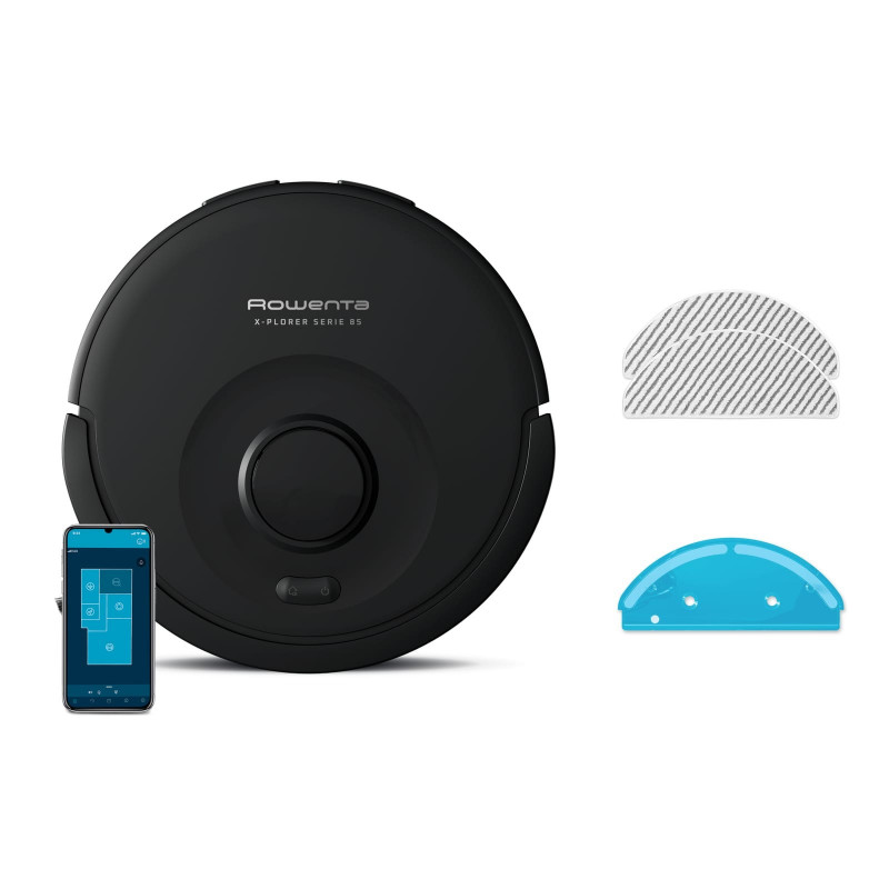 X-PLORER Serie 85, Aspirateur robot laveur, 6 000 Pa, Détection laser à 360°